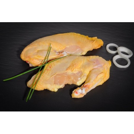 Suprême de poulet jaune a/peau a/manchon