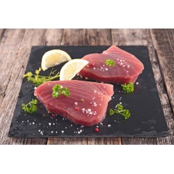 Steak de thon mariné