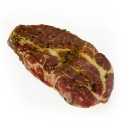 Tranche de porc (cou) mariné