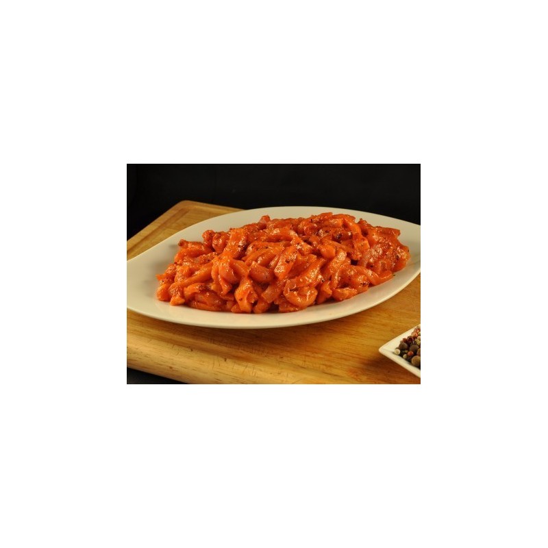 Émincé de boeuf mariné