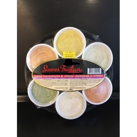 Sauce traiteur assiette 600gr.