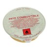Pate combustible pour réchaud à fondue