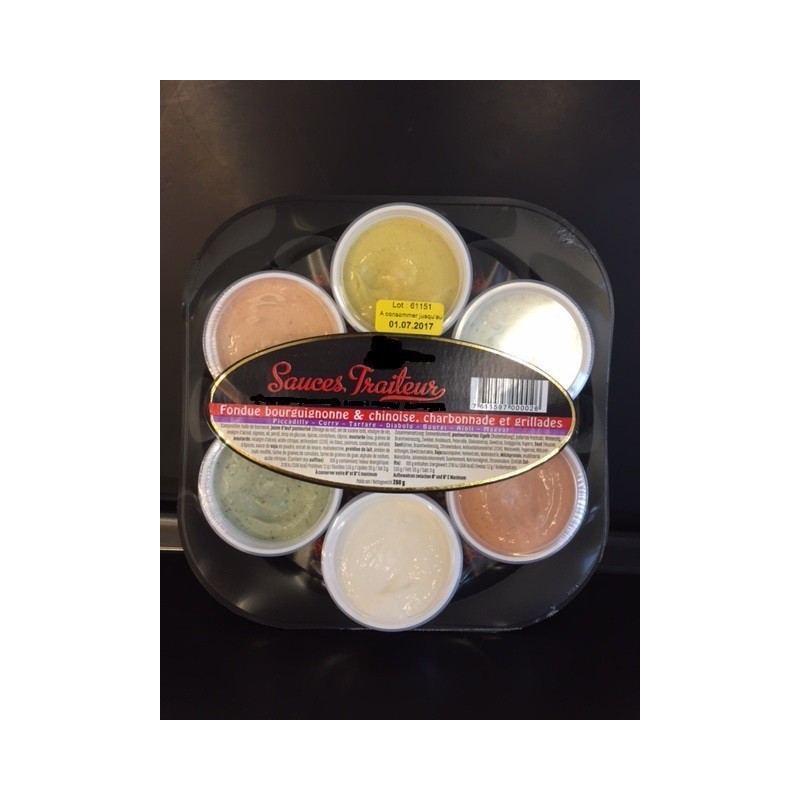 Sauce traiteur assiette 260 gr.
