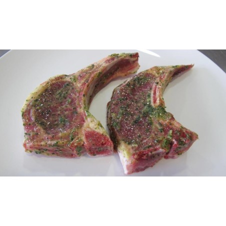 Côtelette d'agneau marinée