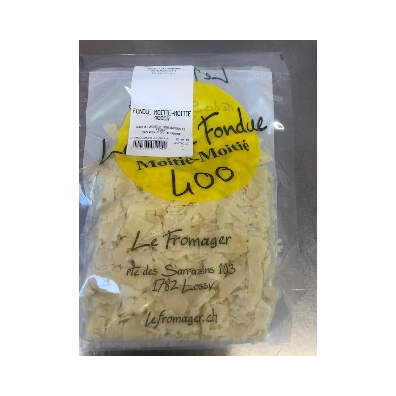 Fondue moitié-moitié Fribourgeoise