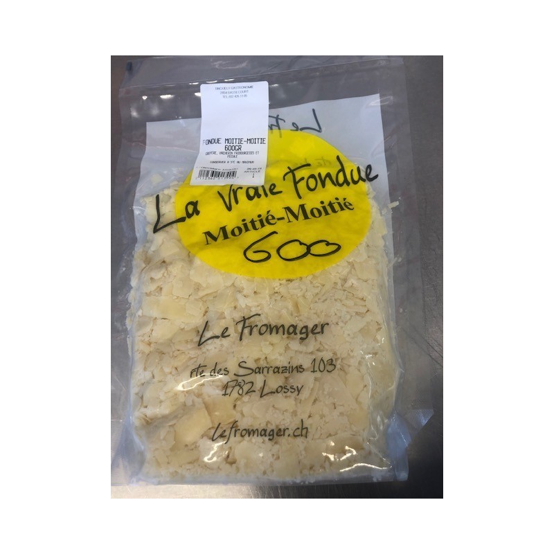 Fondue moitié-moitié Fribourgeoise