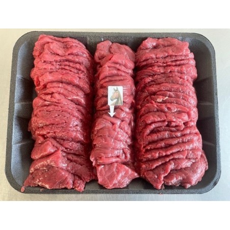 Fondue chinoise de cheval fraîche